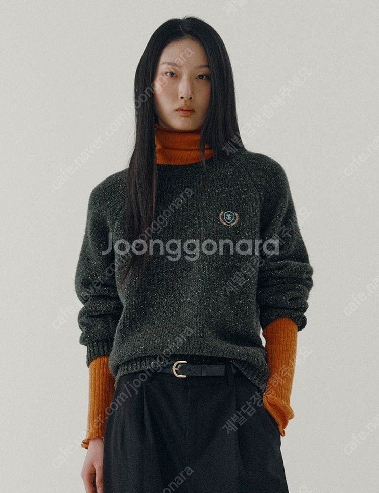 시엔느 덴버 울 니트 카키 Denver Wool Kni...--0