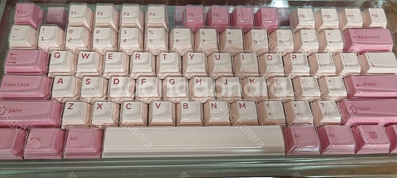 고스트저지 스트로베리 밀크 PBT 키캡 179KEY S...--3