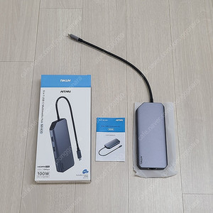 아트뮤 USB C타입 9in1 4K 60hz Gen2 10Gbps 멀티 허브 MH430