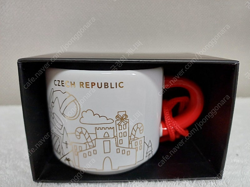 스타벅스 유아히어 홀리데이 레드케이스 오너먼트 59ml 미국 파이크 플레이스 마켓 시애틀 캘리포니아 로스앤젤레스 스... 이미지