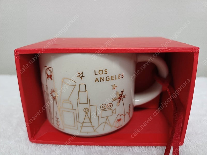 스타벅스 유아히어 홀리데이 레드케이스 오너먼트 59ml 미국 파이크 플레이스 마켓 시애틀 캘리포니아 로스앤젤레스 스... 이미지