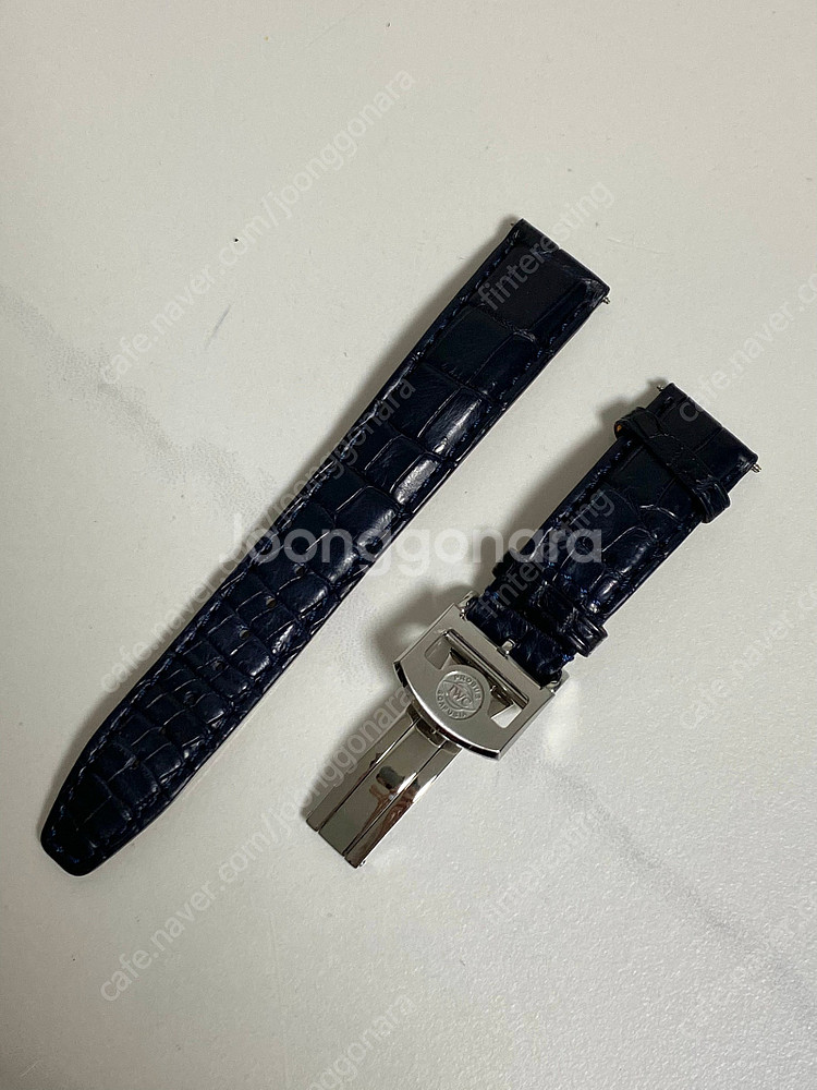 IWC 브라이틀링 임가 아수라 인피니토 가죽 줄 스트랩...--8