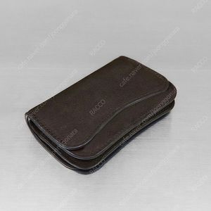 Youth 유스 layered card holder brown
