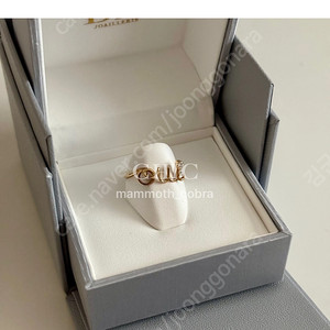 정품 디올 OUI 반지 DIOR OUI 18k 옐로우골드