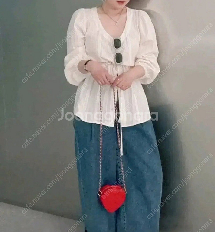 행거 앨리 블라우스 - 베이지,프리--3