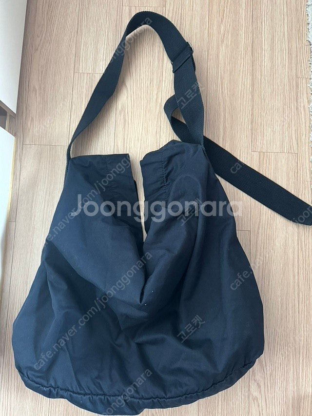 XXXL 빅 크로스 가방 보부상 네이비 캔버스 백--3