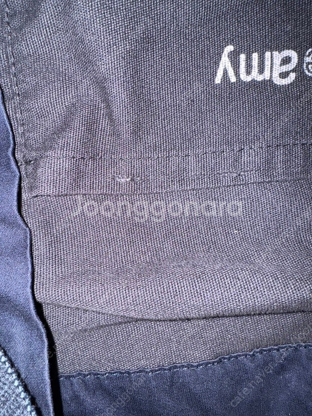 XXXL 빅 크로스 가방 보부상 네이비 캔버스 백--4