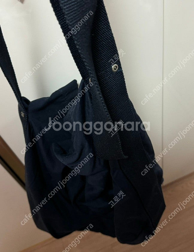 XXXL 빅 크로스 가방 보부상 네이비 캔버스 백--0