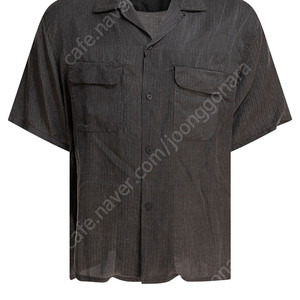 캡틴선샤인 25ss 블랙잉크 PLAID 반팔셔츠38