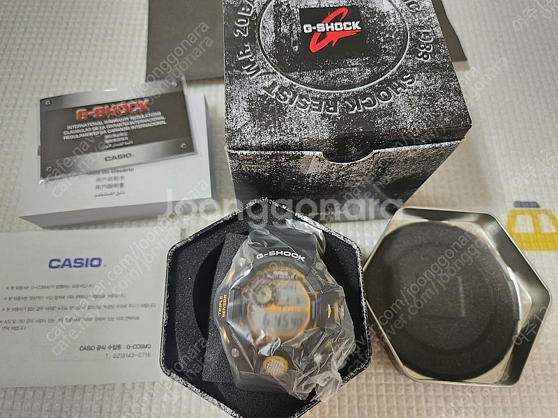 지샥 gw-9400y 레인지맨 검노 새제품--0