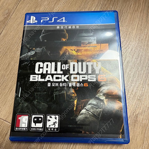 Ps4 콜오브듀티블랙옵스6 플스 타이틀 게임 팝니다