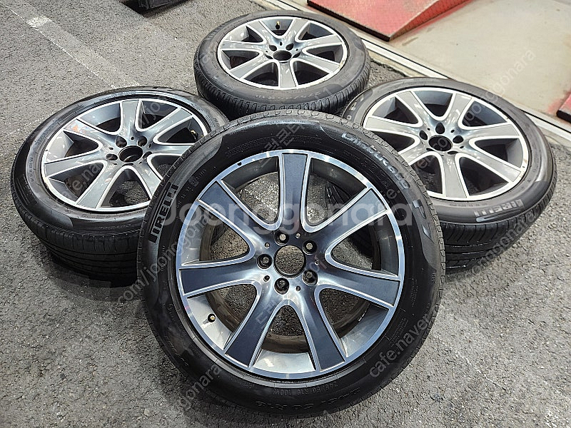 [판매] 벤츠 W222 S클레스 순정 18인치 중고 휠타이어 세트 팝니다--0