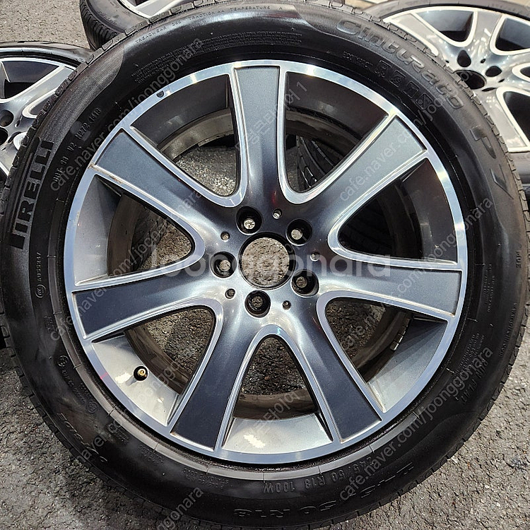 [판매] 벤츠 W222 S클레스 순정 18인치 중고 휠타이어 세트 팝니다--4