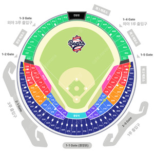 8월 16일(토) 두산베어스 vs KIA(기아) 타이거즈 3루 외야지정석 413블럭 2연석 4연석
