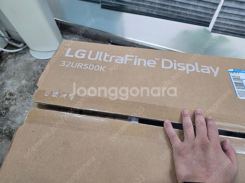 lg 32인치 4k 모니터 32UR500K 거의 새거팝...--0