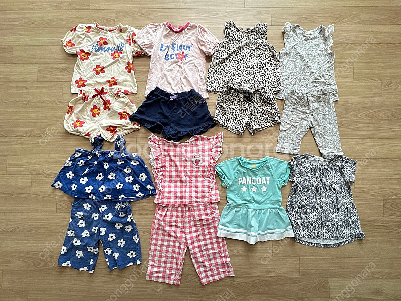 여아옷 110사이즈 14벌 일괄 팬콧 H&M 헤이미니 ...--0