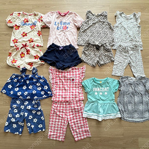여아옷 110사이즈 14벌 일괄 팬콧 H&M 헤이미니 삠뽀요 등