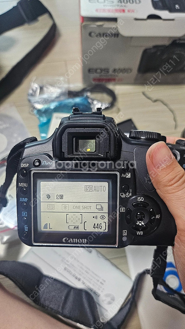 캐논400D카메라.단렌즈50mm.벨본CX444삼각대 포...--0