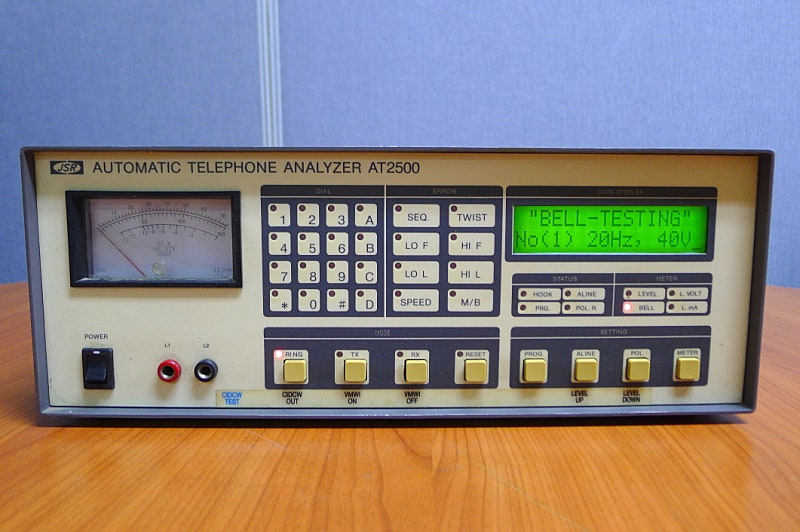 JSR AT2500 전화기테스터 텔레폰아날라이저, AI-80 Caller ID signal Generator 콜러아... 이미지