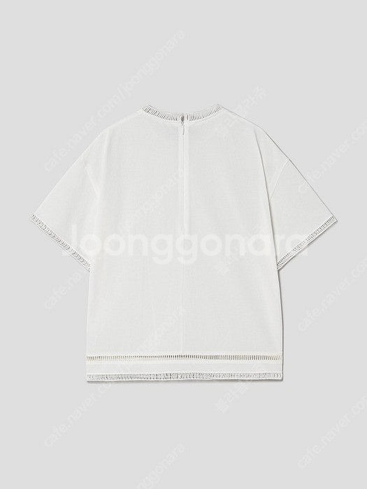구호 티셔츠 Cotton Blended Band Nec...--2