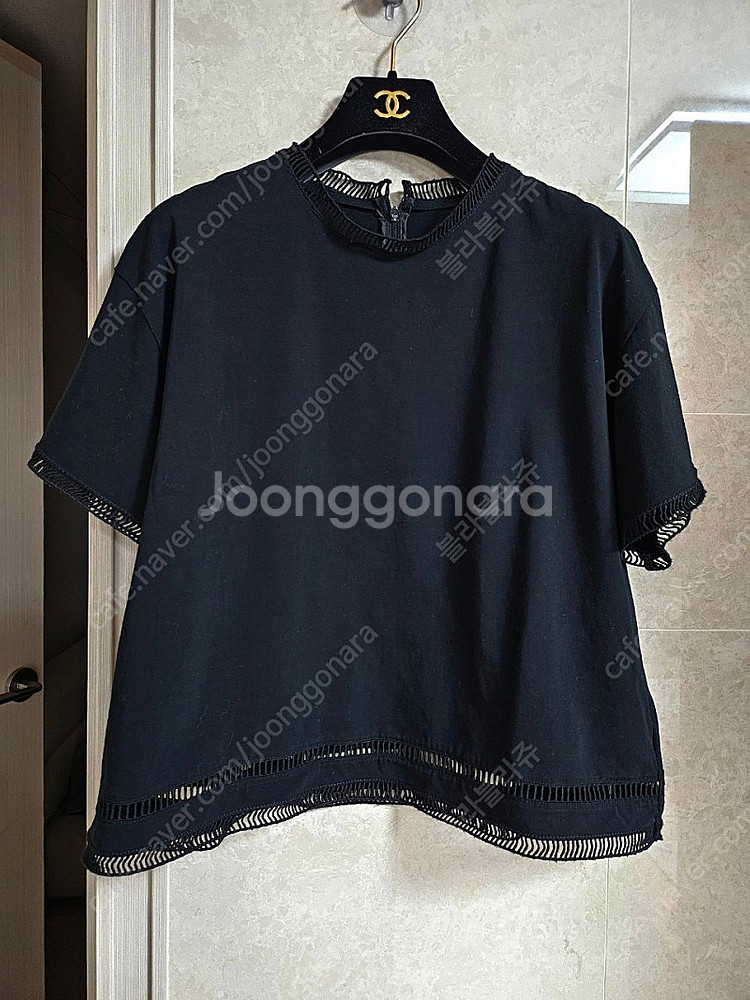 구호 티셔츠 Cotton Blended Band Nec...--9