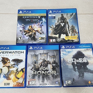 ps4 완다와거상, 오버워치, 포아너, 데스티니2종