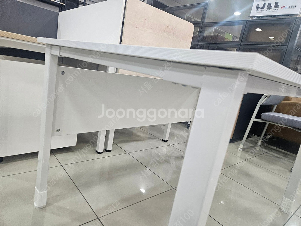 화이트 사무OA책상 FX-1 퍼시스중고 사무실책상 사무...--3