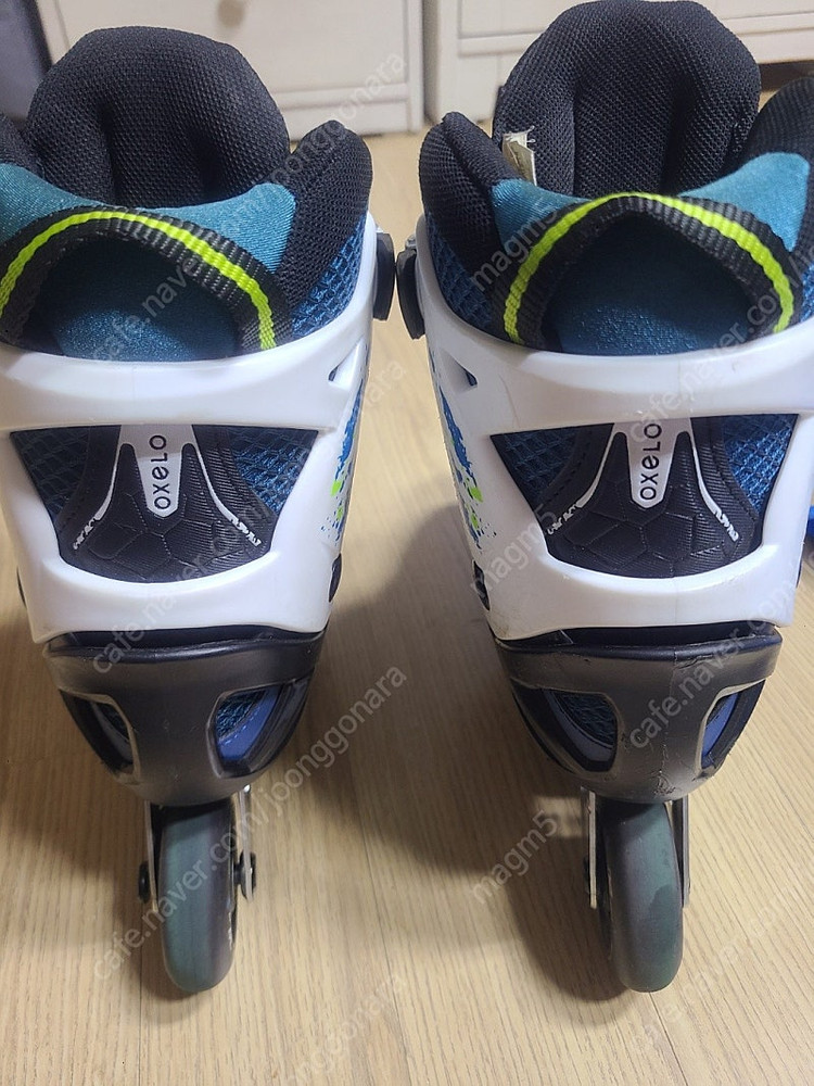 데카트론 오셀로 핏5 인라인스케이트+헬멧MF500+보호대 세트 팝니다.(240-260mm) 이미지