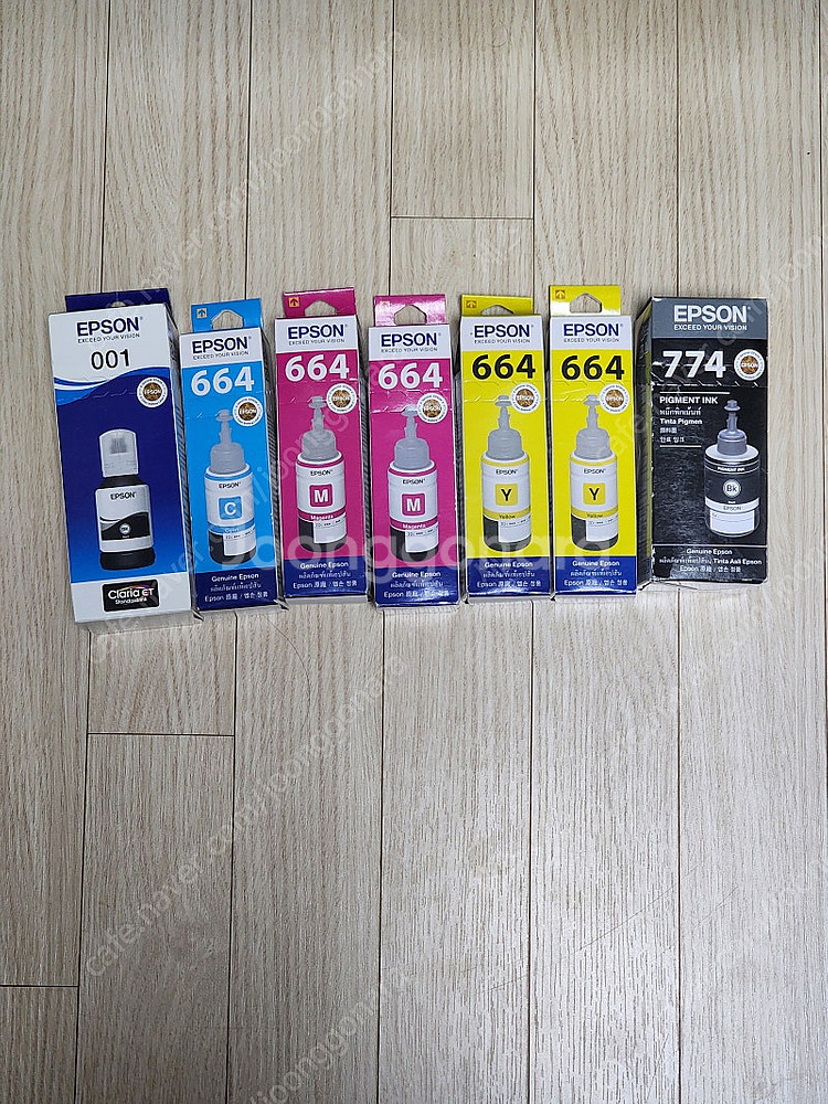엡손 무한잉크 검, 빨, 노, 파--0