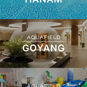 아쿠아필드 멀티패스 (워터파크+찜질스파) 2매 극성수기 사용가능8/31