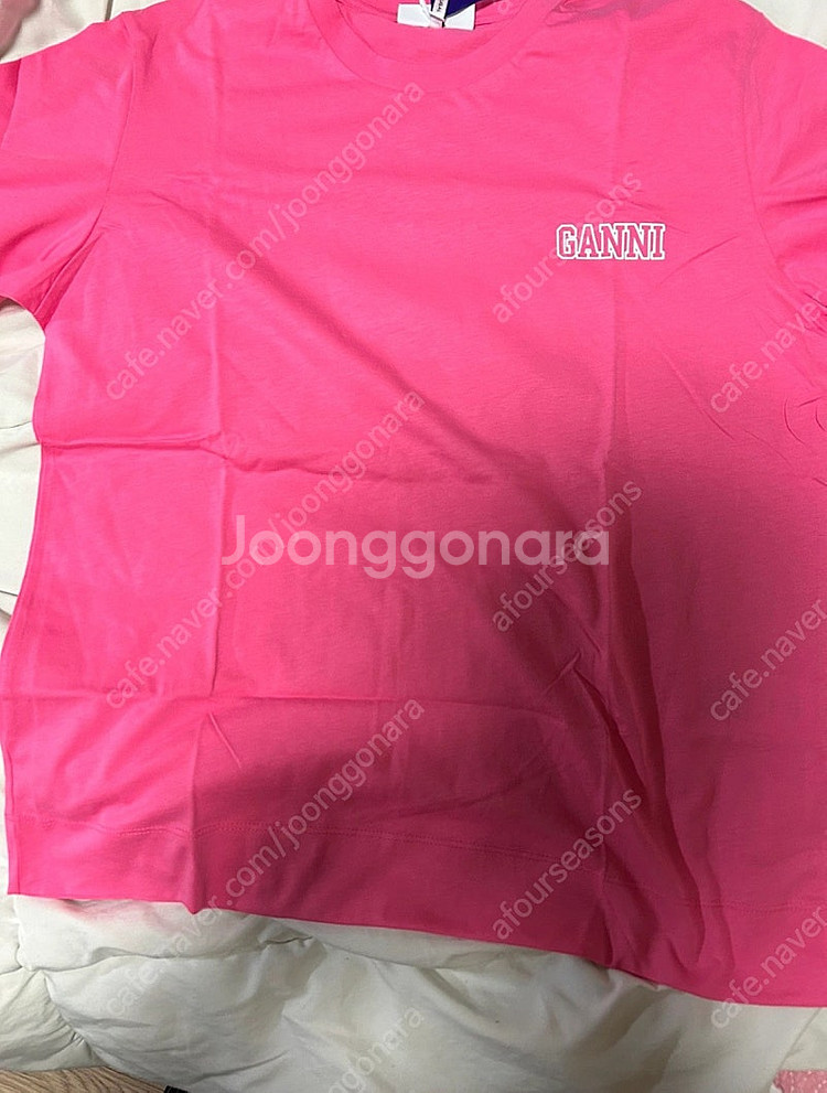 정품 가니 반팔 티셔츠 새상품.xs 반팔티 메종키츠네 아미--0