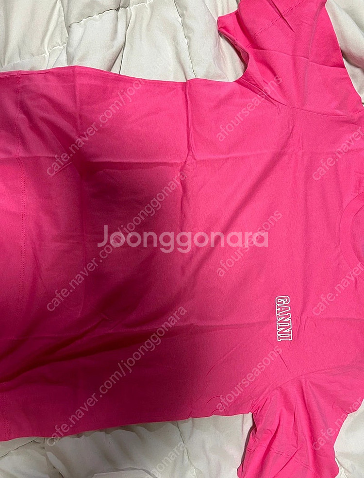 정품 가니 반팔 티셔츠 새상품.xs 반팔티 메종키츠네 아미--1