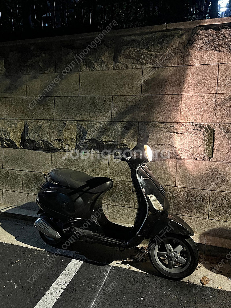 베스파 lx125 부품차 운행가능 오토바이 스쿠커--0