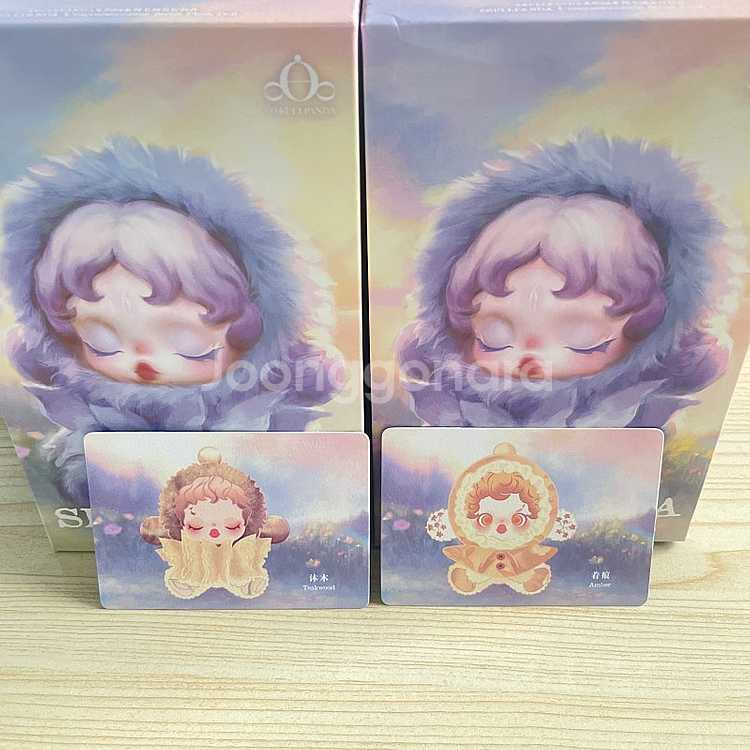 팝마트 스컬판다 빛의정원 티크우드 호박 일괄--0