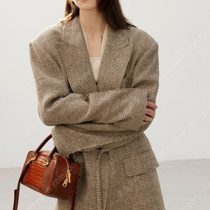 쏭스튜디오 Part.8 Timeless linen check jacket 린넨자켓