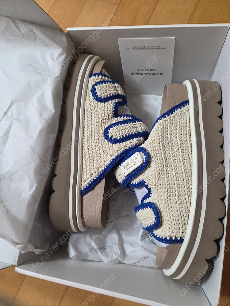 슈콤마보니 니트 샌들 Knit slide sandal (250사이즈)--1