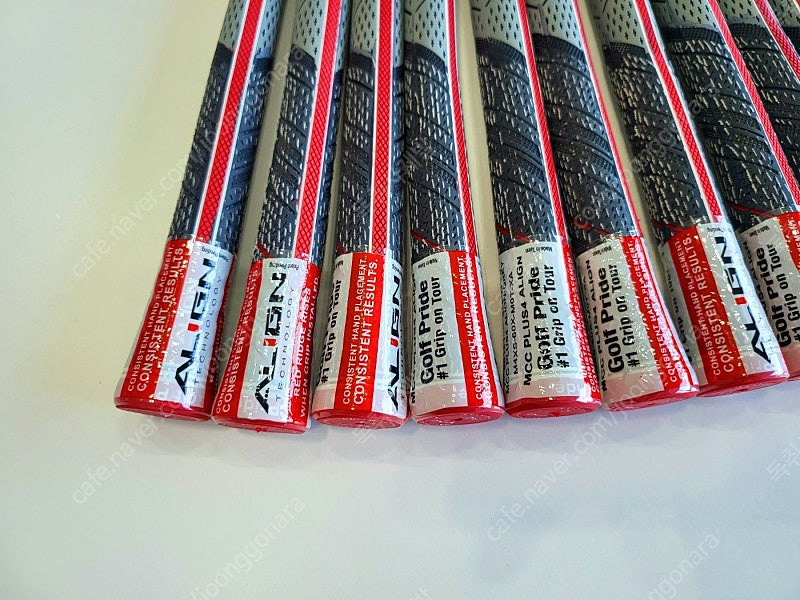 골프프라이드 스탠다드 10개세트 MCC PLUS4 얼라인 그레이 이미지