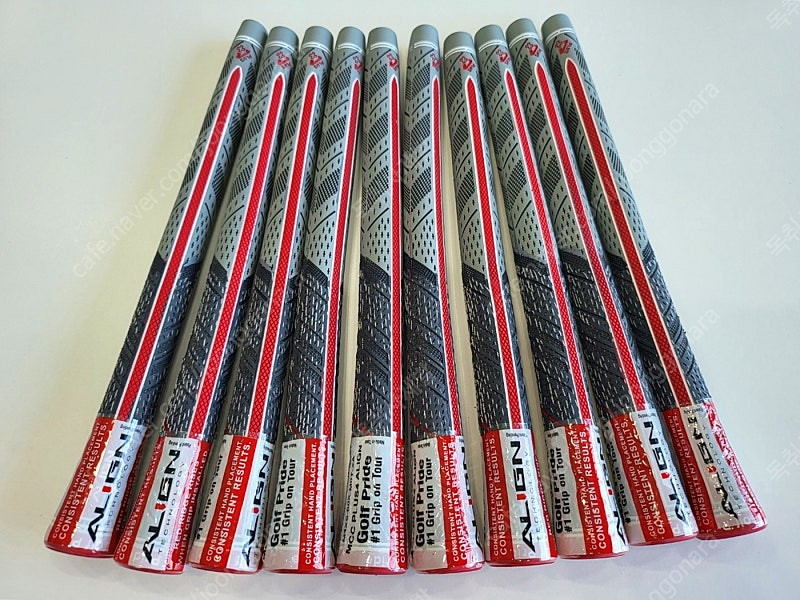 골프프라이드 스탠다드 10개세트 MCC PLUS4 얼라인 그레이 이미지