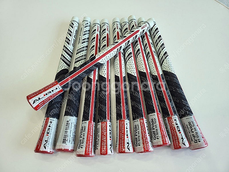 골프프라이드 스탠다드 10개세트 MCC ALIGN 화이트 골프그립--2