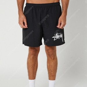 STUSSY 스투시 워터 팬츠 (블랙 L)