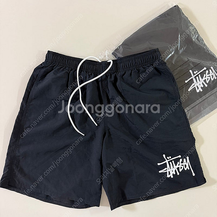 STUSSY 스투시 워터 팬츠 (블랙 L)--2