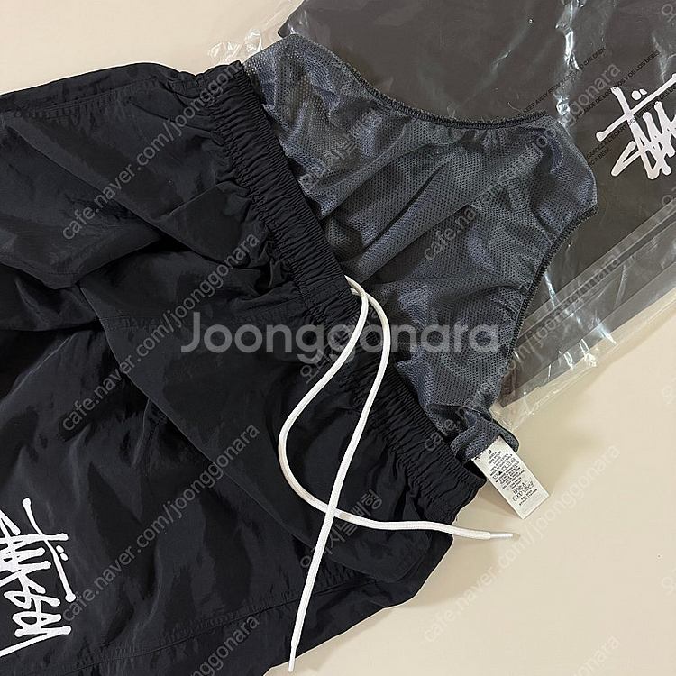 STUSSY 스투시 워터 팬츠 (블랙 L)--3
