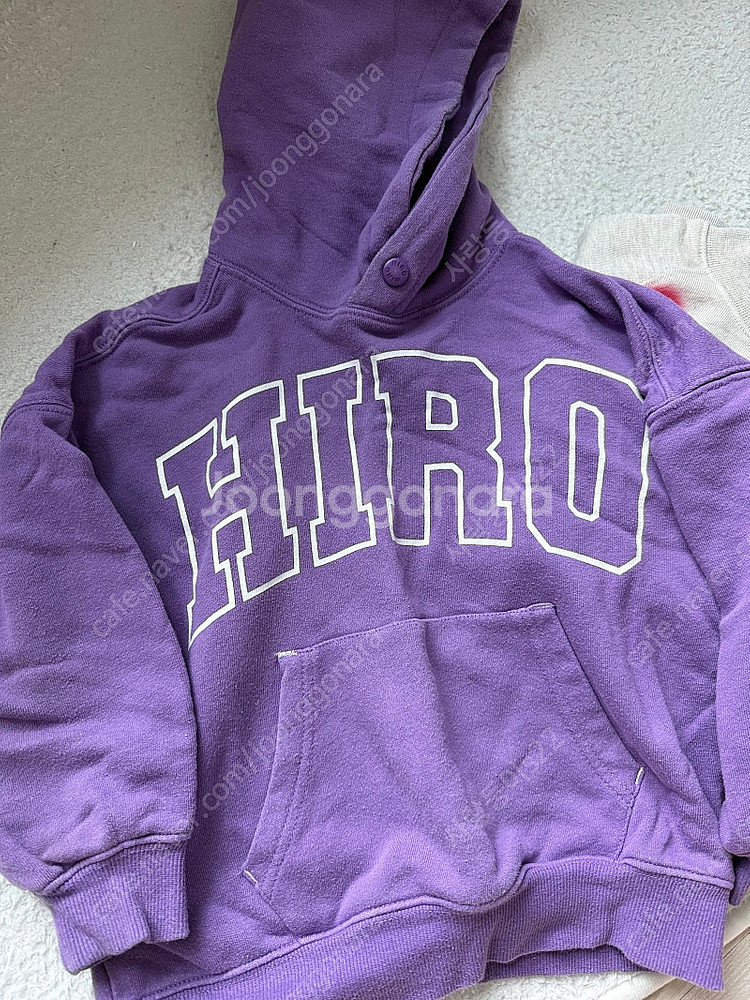 히로 스웨트셔츠 130 히로 후드110--2