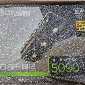ZOTAC GAMING 지포스 RTX 5090 SOLID OC D7 32GB 팝니다.(345만원, 서울시 양천구)