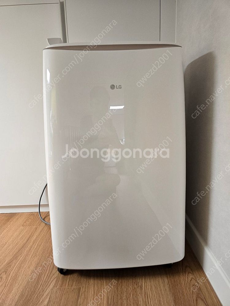 LG 휘센 오브제컬렉션 이동식 에어컨 듀얼호스 신품수준--0