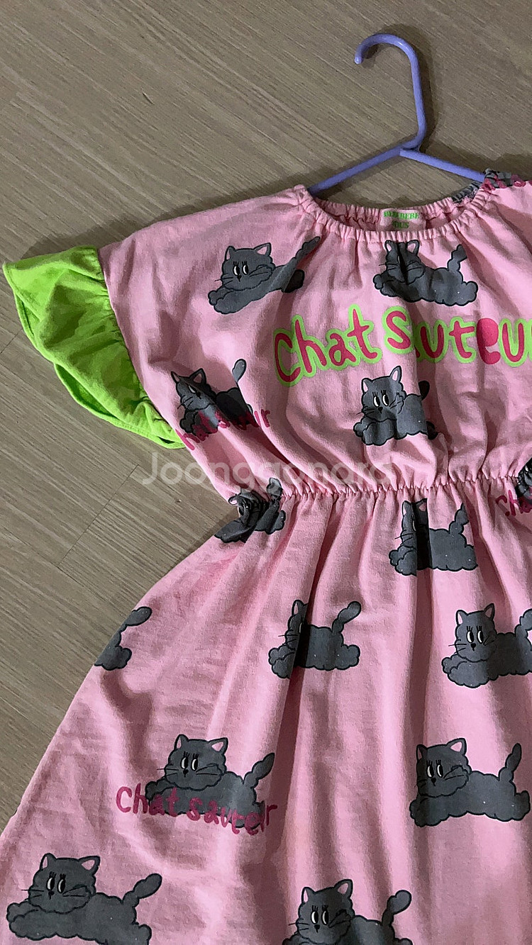 베베베베 원피스 라지 L 고양이--0