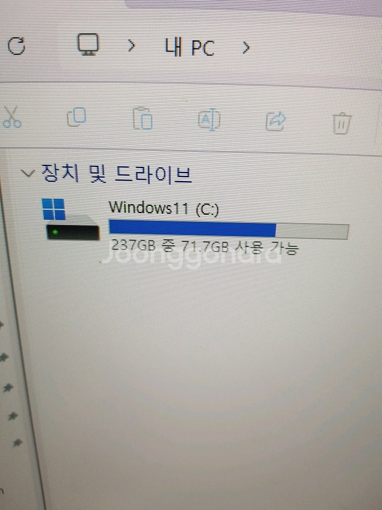 데스크탑 i5-11400f 8램 ssd256 라데온 r...--5