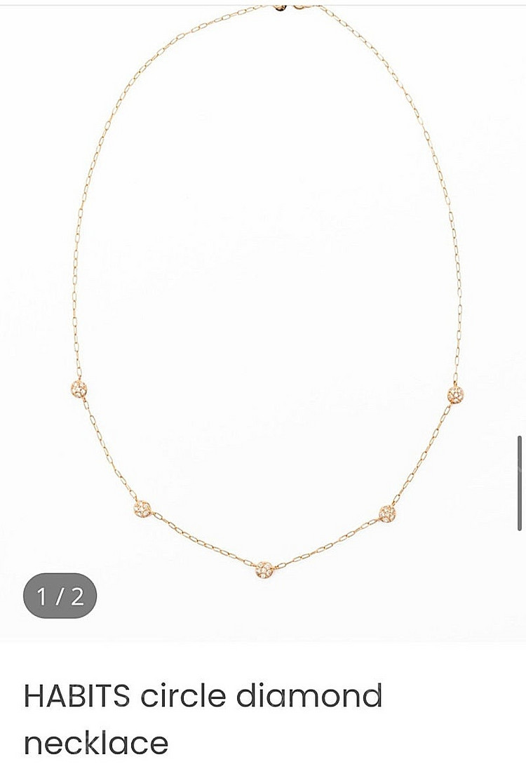 해비츠 꼬냑다이아목걸이 구해요--0
