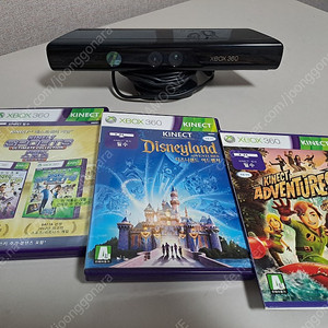 [부산][GS25택배] XBOX360 키넥트 센서 + 게임타이틀 4종 팔아요
