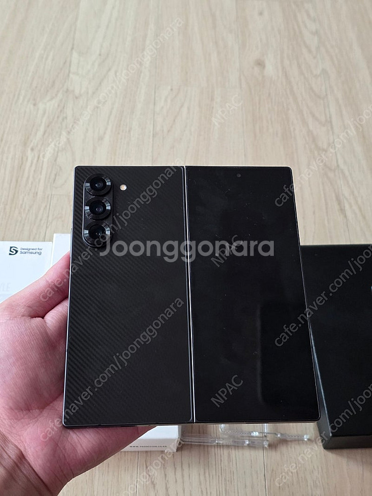 갤럭시 Z 폴드6 1TB 자급제 크래프티드 블랙 판매합...--7